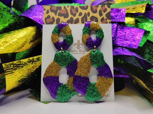 King Cake Earrings