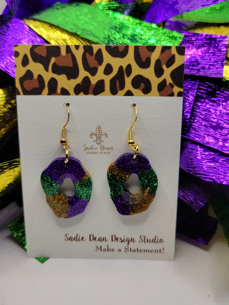 King Cake Earrings