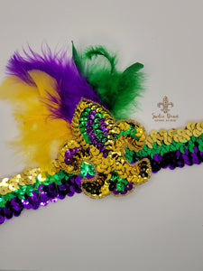 Mardi Gras Headband