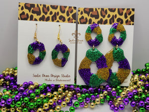 King Cake Earrings