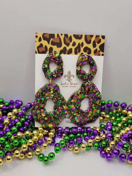 King Cake Earrings