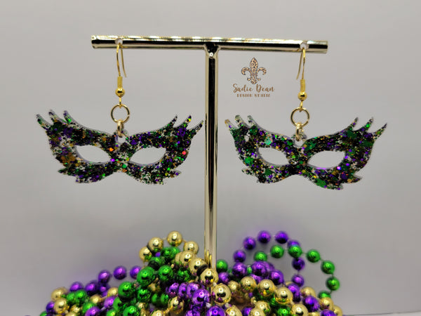 Fun Mardi Gras Earrings - 13 Different Styles!